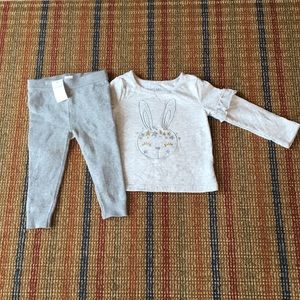 GAP sweater bunny and sweater legging